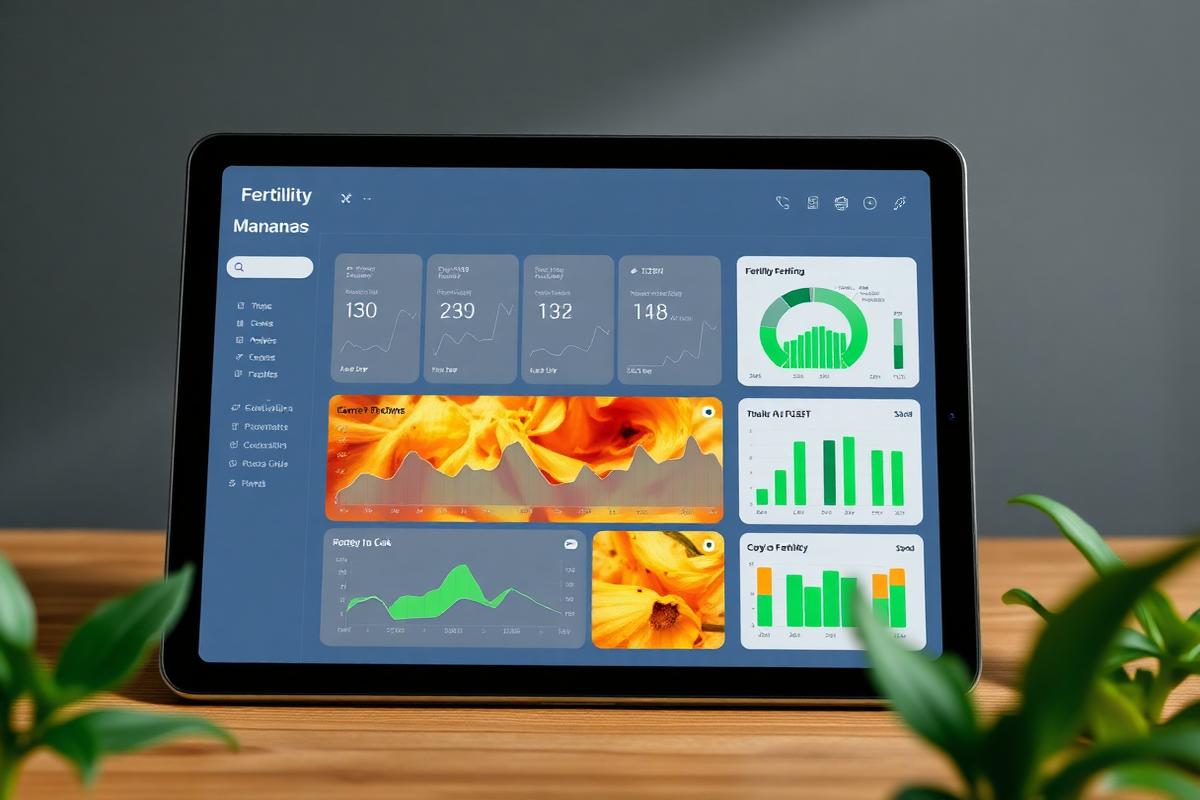Interface da plataforma Invicta em um tablet